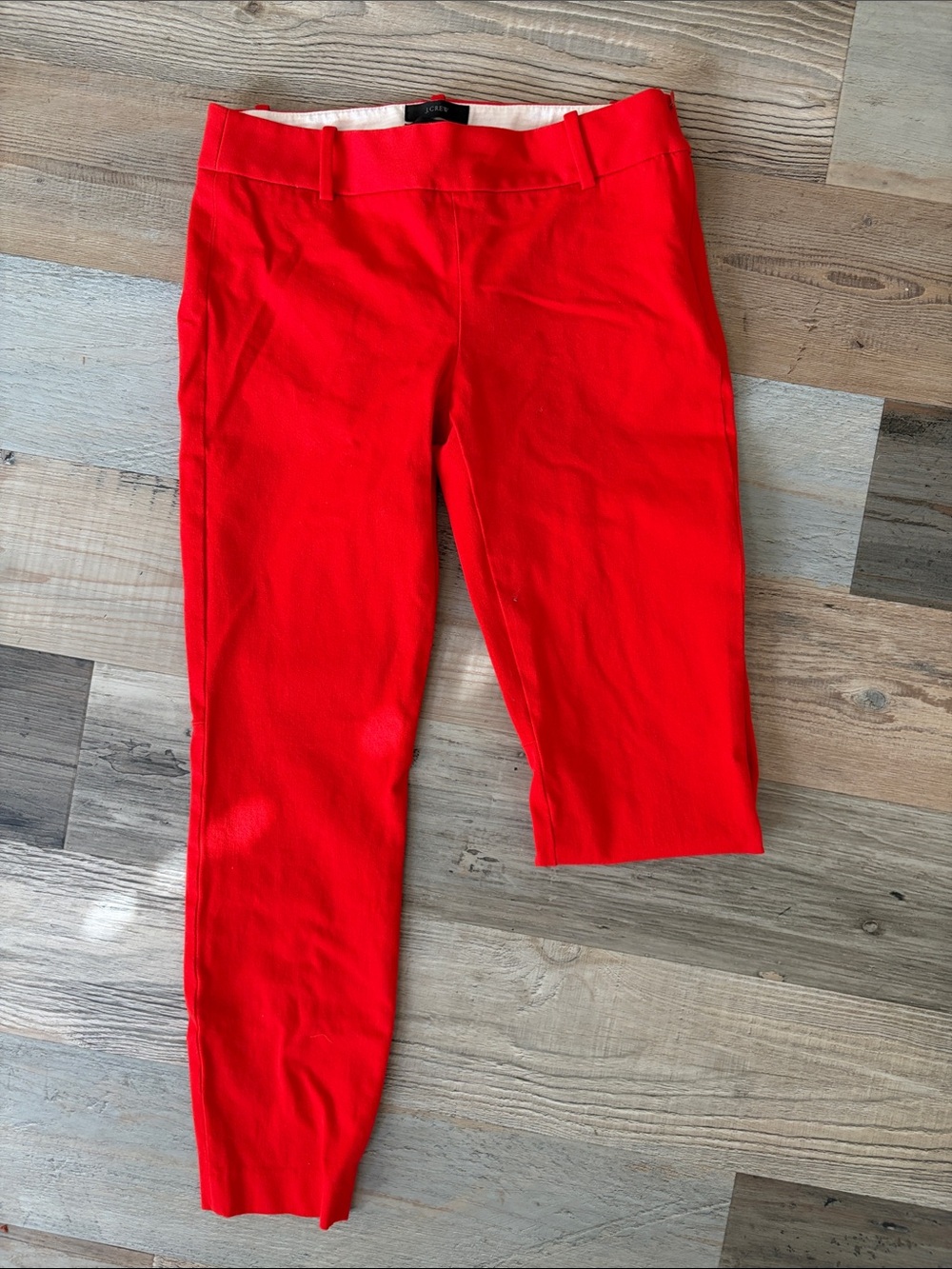 J. Crew Junior’s Red Slack Pants “Minnie” Size 00 NC0281